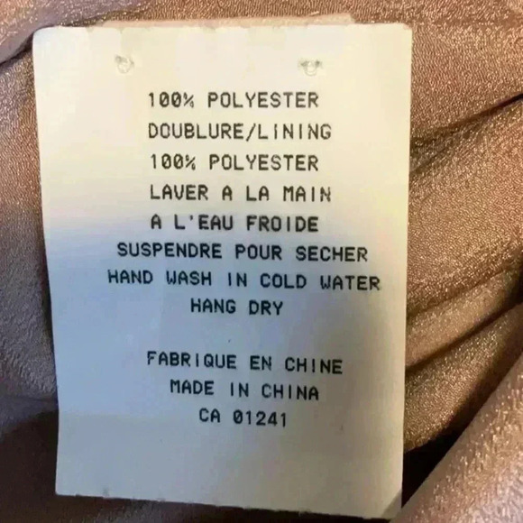 Naked Zebra V Neck Drawstring Dress in Size  Small - Picture 6 of 6